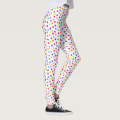 Leggings Motif coloré Rainbow Polka (Droite)