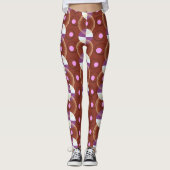 Leggings Motif coloré Red Nucleus (Devant)