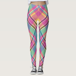 Leggings Motif Colorfull moderne géométrique Vintage