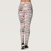 Leggings Motif comique de paresse (Dos)
