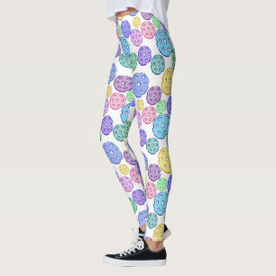 Leggings Motif cool Fun Colorful Pickle-ball