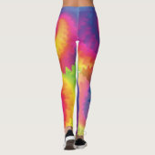 Leggings Motif Cool Rainbow Tie Dye (Dos)