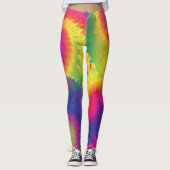 Leggings Motif Cool Rainbow Tie Dye (Devant)
