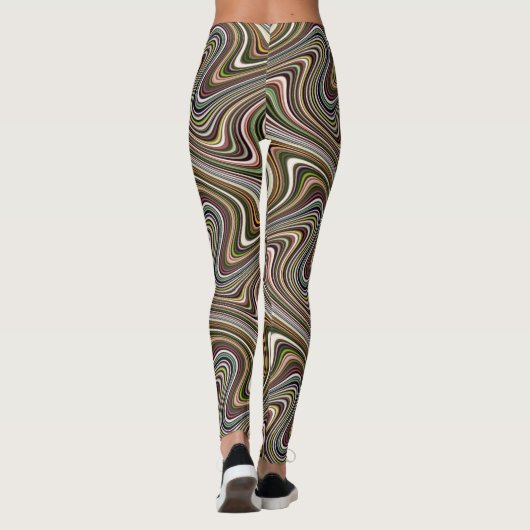 Leggings Motif Cool unique aux couleurs vives (Dos)