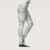 Leggings Motif coquillage côtier boho (Droite)