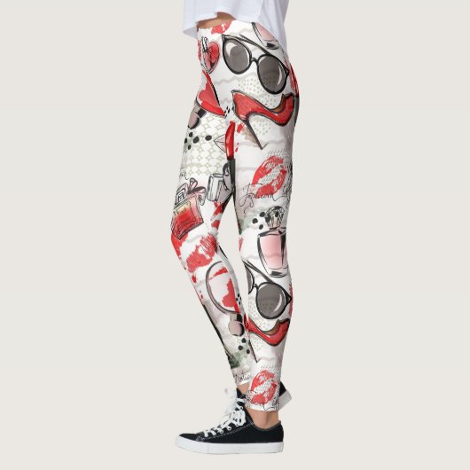 Leggings Motif cosmétique (Gauche)