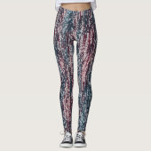 Leggings Motif Couleur coupée (Devant)