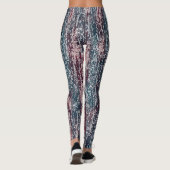 Leggings Motif Couleur coupée (Dos)
