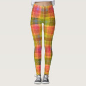 Leggings Motif couleur crayon dynamique (Devant)