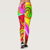 Leggings Motif Couleur éclat (Dos)