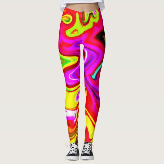 Leggings Motif Couleur éclat (Devant)
