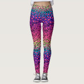 Leggings Motif couleur léopard (Devant)