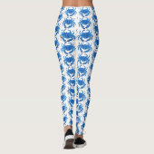 Leggings Motif Crabe Bleu (Dos)