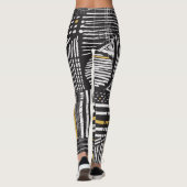 Leggings Motif créatif abstrait sans faille : design artist (Dos)