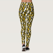 Leggings Motif croissant 010921 - Ambre (Dos)