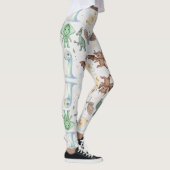 Leggings motif cryptide Mothman & Amis (Droite)