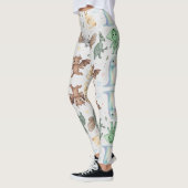 Leggings motif cryptide Mothman & Amis (Gauche)