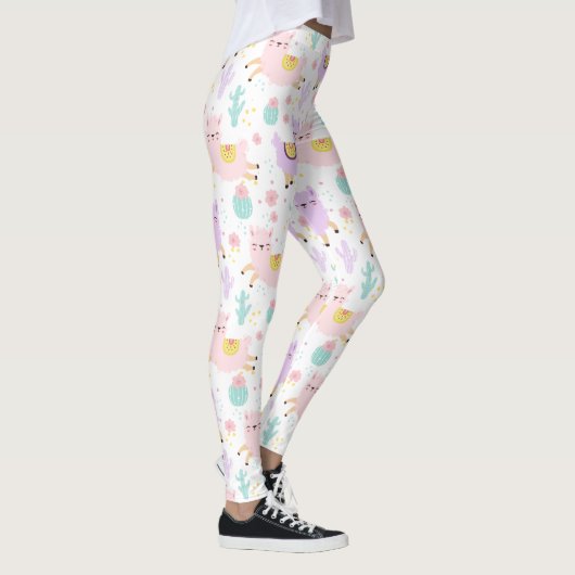 Leggings Motif Cute Alpaca (Droite)
