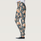 Leggings Motif Cute Corgi (Gauche)