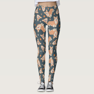 Leggings Motif Cute Corgi