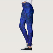 Leggings Motif cybernétique génial de carte (Gauche)