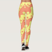 Leggings Motif d'abstraction coloré éblouissant (Dos)