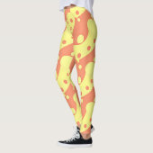 Leggings Motif d'abstraction coloré éblouissant (Gauche)