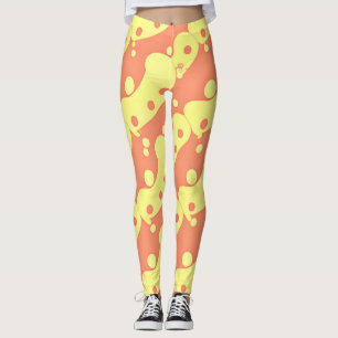 Leggings Motif d'abstraction coloré éblouissant