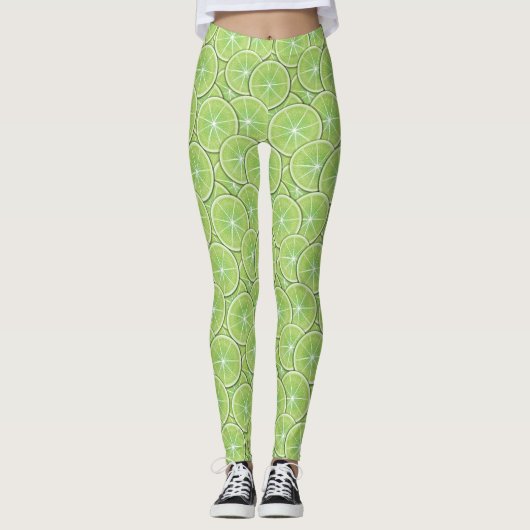 Leggings Motif d'agrume (Devant)