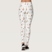 Leggings Motif d'amis animaux de bois mignon (Dos)