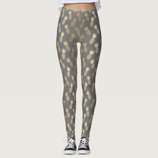 Leggings Motif d'ananas (Devant)