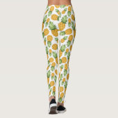 Leggings Motif d'ananas de bande dessinée (Dos)