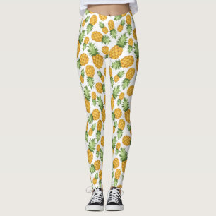 Leggings Motif d'ananas de bande dessinée