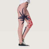 Leggings Motif d'ananas géométrique (Droite)