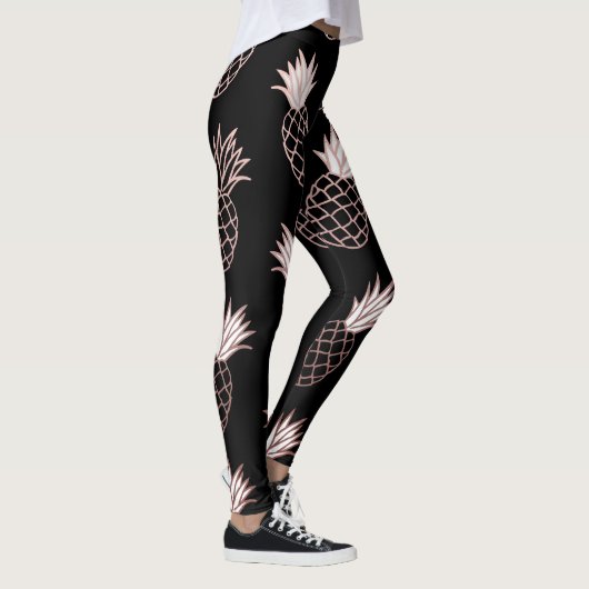 Leggings Motif d'ananas mignon (Droite)