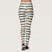 Leggings Motif d'ancre flottante (Dos)