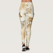 Leggings Motif d'animal de faon de forêt (Dos)