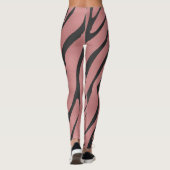 Leggings Motif d'animal sauvage zèbre (Dos)