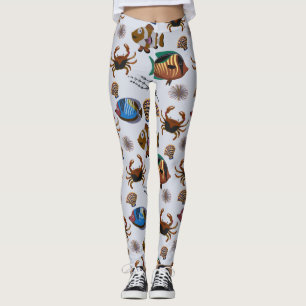Leggings Motif d'animaux aquatiques   vie sous-marine 14