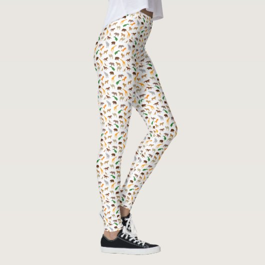 Leggings Motif d'animaux sauvages (Droite)