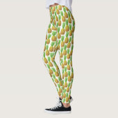 Leggings Motif d'aquarelle ananas (Gauche)