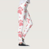 Leggings Motif d'aquarelle Cat Paws (Droite)