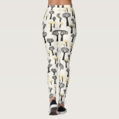 Leggings Motif d'arbre de baobab lunaire (Dos)