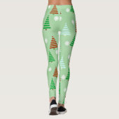 Leggings Motif d'arbre de Noël (Dos)