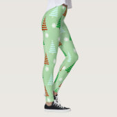 Leggings Motif d'arbre de Noël (Droite)