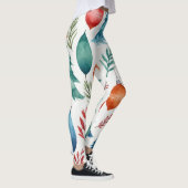 Leggings Motif d'arbre de Noël (Droite)