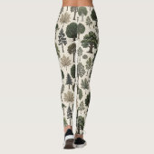 Leggings Motif d'arbres (Dos)