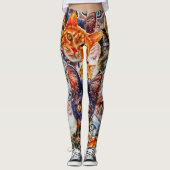 Leggings Motif d'art (Devant)