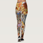 Leggings Motif d'art de chat (Dos)