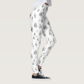 Leggings Motif d'art de Forest Line (Droite)